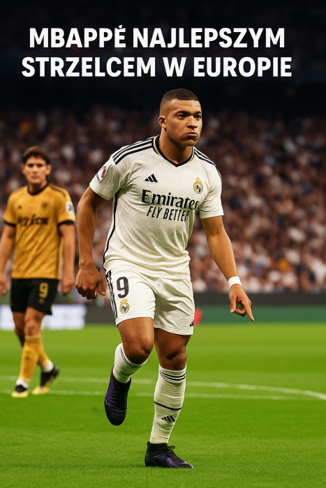 Kylian Mbappé zdobywcą Złotego Buta 2024/25. Lewandowski poza podium